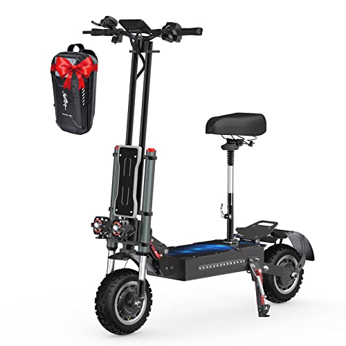 Electric Scooter Adults, Escooter with 60V 38.4ah 60 Miles Long Range Battery