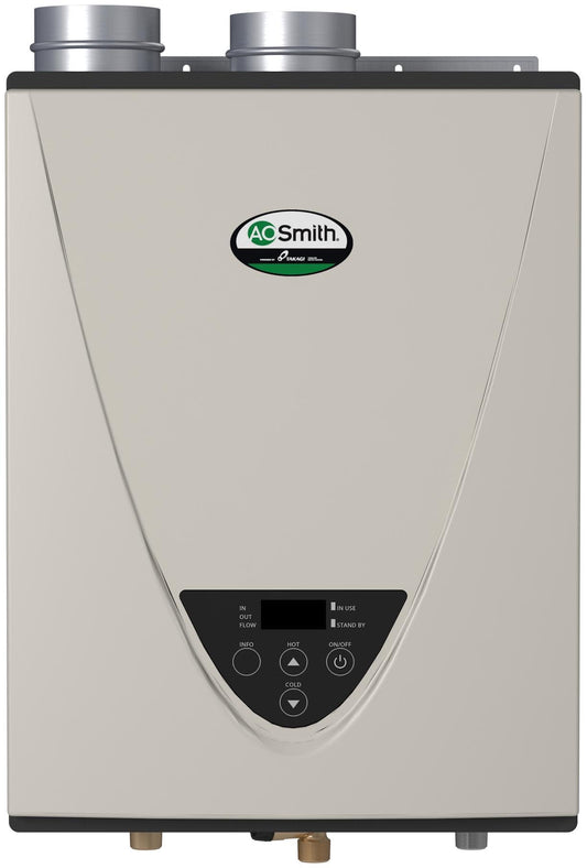 AO Smith ATI-540H-P 10 GPM Residential/Commercial Condensing Liquid Propane Indoor Tankless Water Heater with 199000 Maximum BTU Input