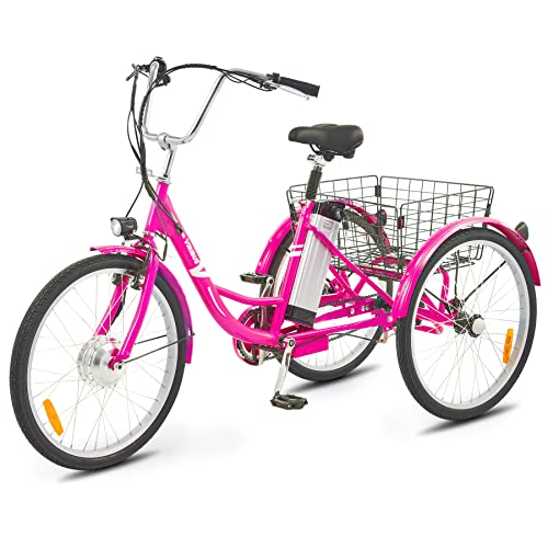 Viribus Electric Trike Bike for Adults, Electric Tricycle Bike