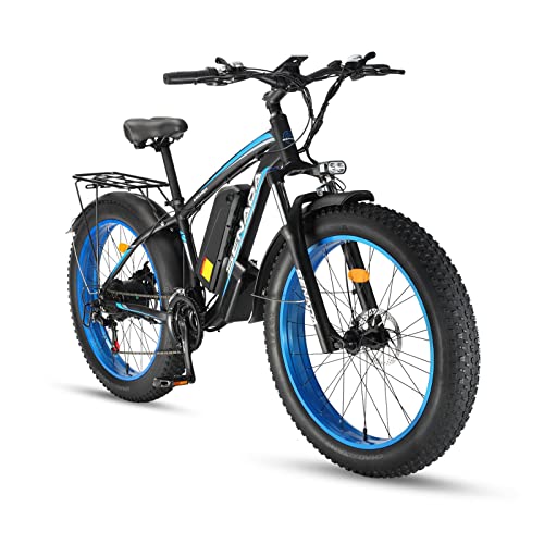SENADA Electric Bike for Adults 48V 17.5Ah Fat Tire Electric Bikes